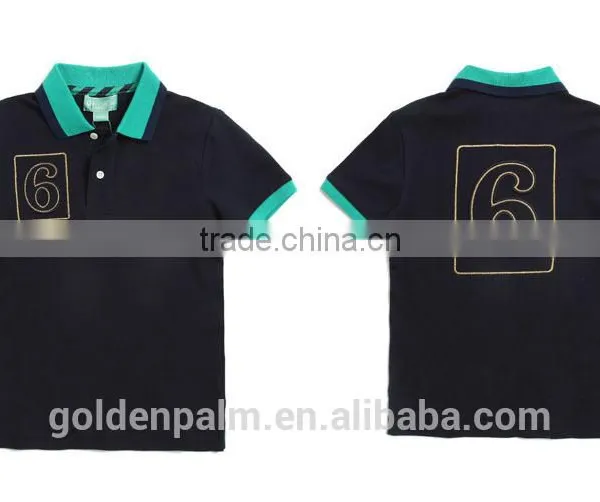100% Cotton Applique School Uniform Polo Shirt for Children photo-2
