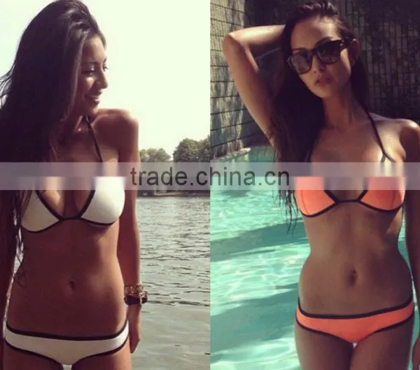 Summer New Hot Sexy Pure Color Women Bikini Set Bandage Swimsuit photo-6