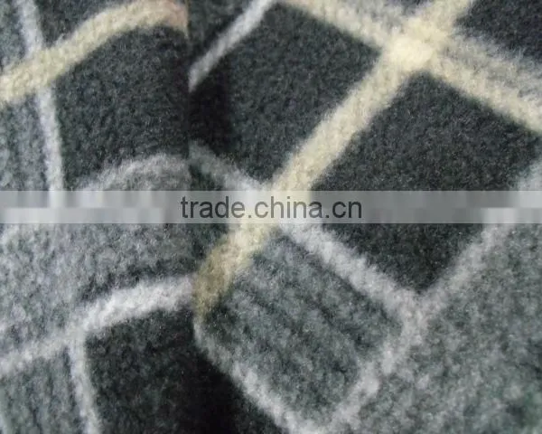 100% Polyester 2 Side Brushed 1 Side, Anti-pilling Polar Fleece Solid Dyed or Print Fabric,printed Designer Polar Fleece Fabric photo-2