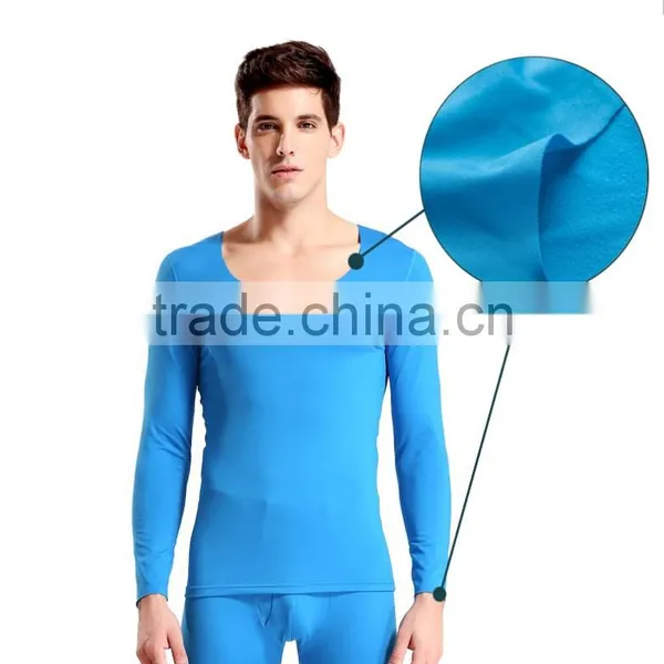 Invisible O Neck Seamless Winter Polypropylene Young Men Baselayer Underwear photo-2