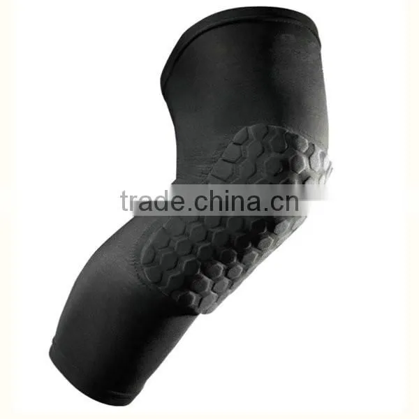 Sports Compression Honeycomb Basketball Knee Sleeve Pads photo-2