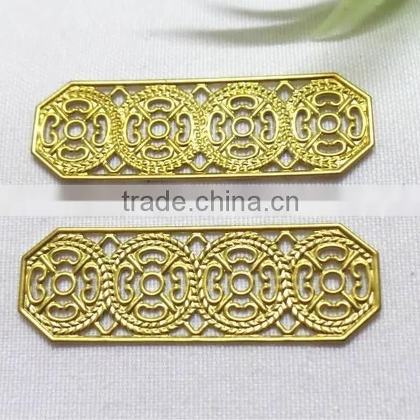 Hollow Flower Garment Accessories Brass Flower Shoe Bag Hair Accessories Fashion Jewelry Accessories photo-3