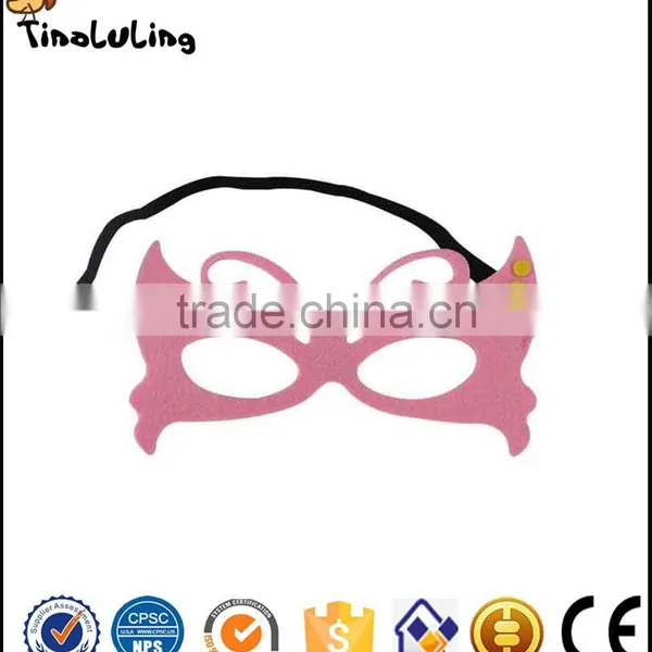 China Manufacturer Lowest Price Butterfly Felt Mask Felt Decorative Masks photo-4