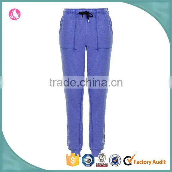 Wholan New High Quality Cotton Bagged Cotton Drawstrings Sweat Pant, Joggers