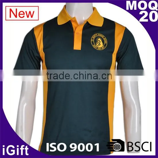 Fashion Fashion Blue School Boys Long Sleeves Polo Shirts photo-5