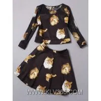 Elegant Set Skirt and Blouse for Ladies photo-2