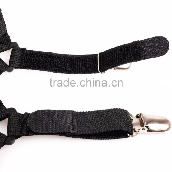 4 Pack Triangle Bed Mattress Sheet Clip Grippers Straps Suspender Fasteners Holder photo-5