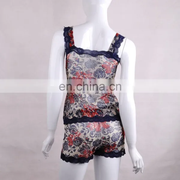 HOT Sale Flower Design Transparent Style Young Lady Boyshort Lace Panties photo-5