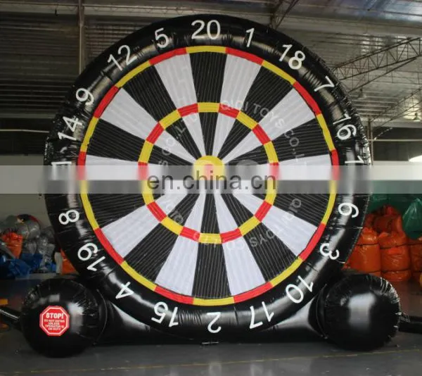 Inflatable Football Dart Ball Games Black Color With Good Quality photo-3