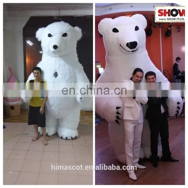 BIG NEWS! Super Crazy Lovely Inflatable Polar Bear Costume for Audults photo-3