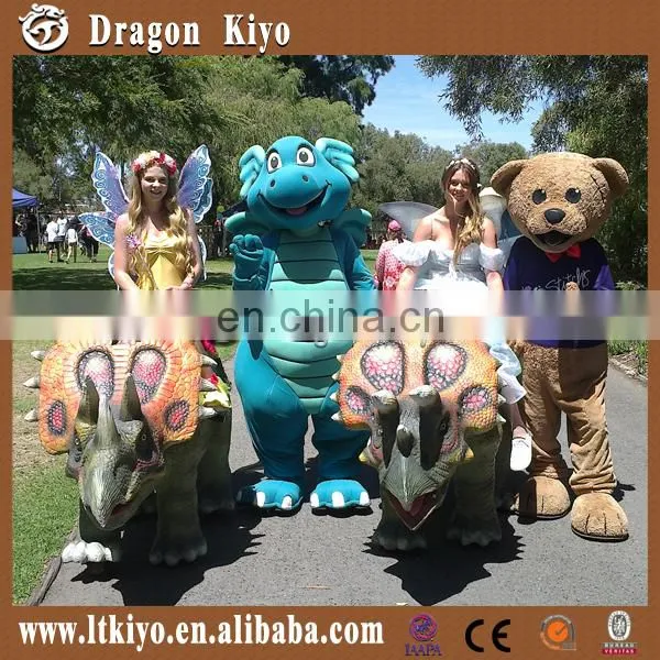 Amusement Park Mechanical Animatronic Dinosaur Rides for Sale photo-2