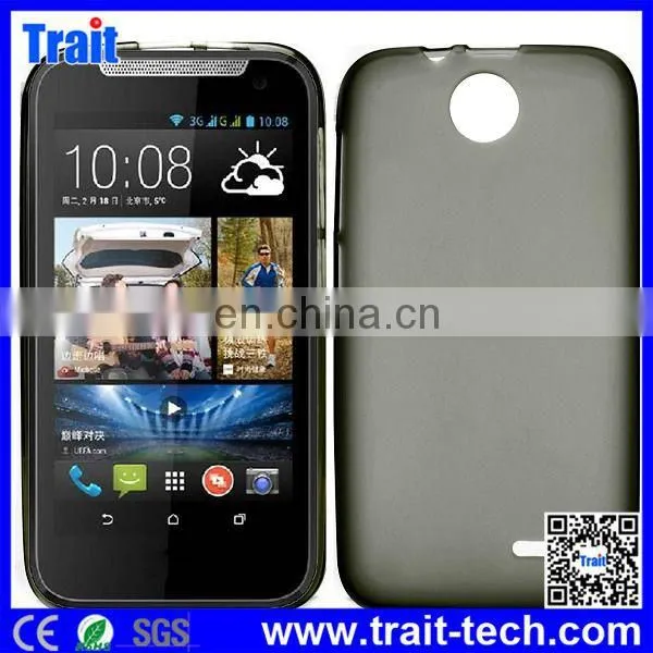 Large Stock New Arrived Smooth Flexible Gel TPU Back Case for HTC Desire 310 photo-5