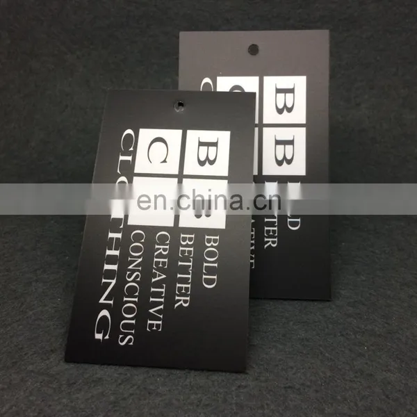 High Quality Design Paper Hang Tag With Metal Eyelet For Clothing And Fabric photo-5