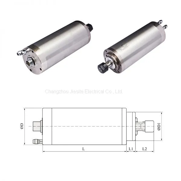 3KW Spindle Motor Water Cooling Electric Spindle for CNC Router photo-4