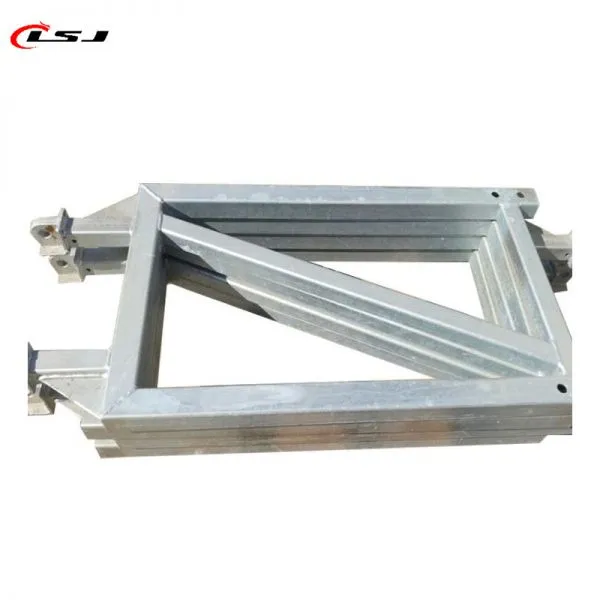 Best Quality Construction Hoist Parts Mast Section DIP Painted Galvanized Wall Tie photo-4