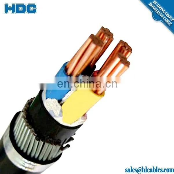 0.6/1kV Copper Conductor 4Cx16mm2 Cu/XLPE/PVC Underground Power Cable photo-5