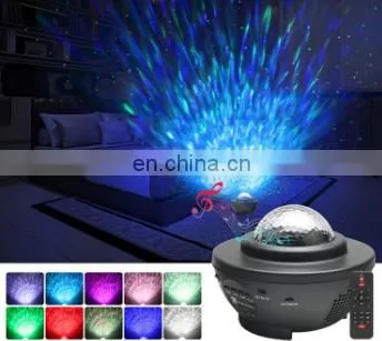 New Arrival Decorative Starry Night Light Projector Red Green 2 Laser Holes Light Projector With Remote Control photo-5