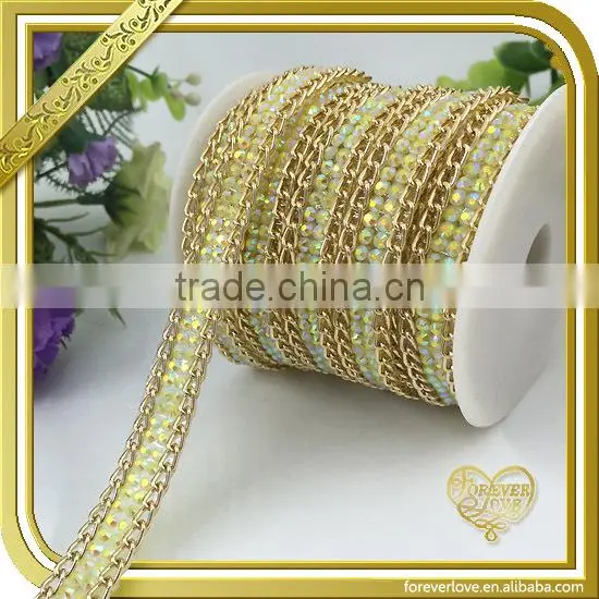 2016 Crystal Fancy Stone Chain Trimming for Dress FHRS-019