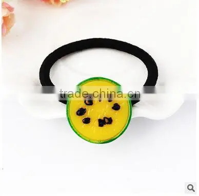 New Fashion Top Quality 5pcs Cute Girl Baby Kids Elastic Hair Tie Rope Rubber and Clip Hair Bands photo-4