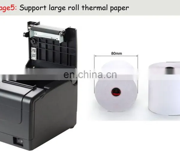 Hot Selling 80mm Blue Tooth WIFI POS Thermal Receipt Printer With Auto Cutter photo-4