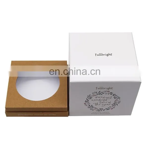 ENO Customize Package Eco Friendly Luxury Wholesale Paper Custom Candle Gift Boxes Candle Package photo-2