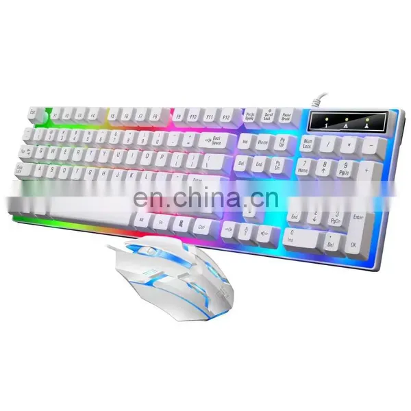 2022 Lower Factory Price G21b LED Light Gaming Keyboard and Mouse Combos photo-2