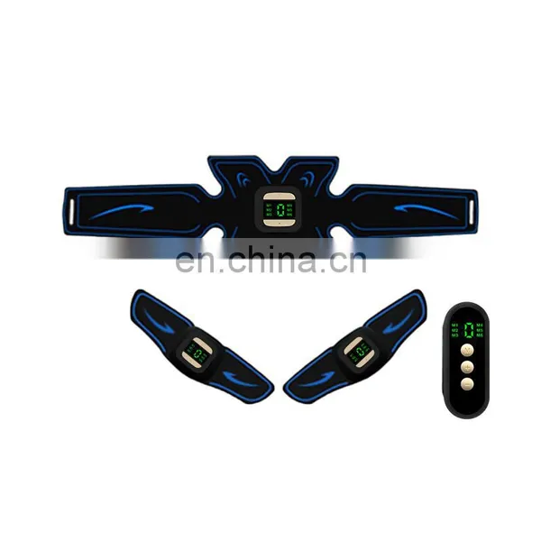 ABS Abdominal Muscle Trainer EMS Stimulator Toning Belt Smart Fit Training Set photo-3