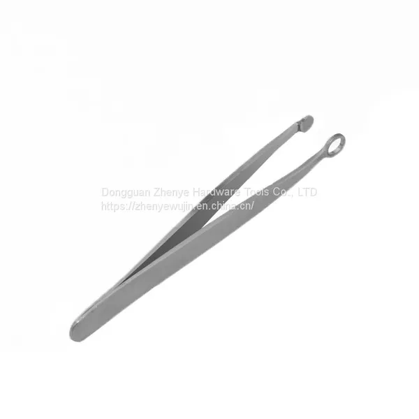 Annular Nose Pore Trimming Artifact Manual Stainless Steel Round Nose Hair Scissors Nose Hair Clip Forceps Men photo-3