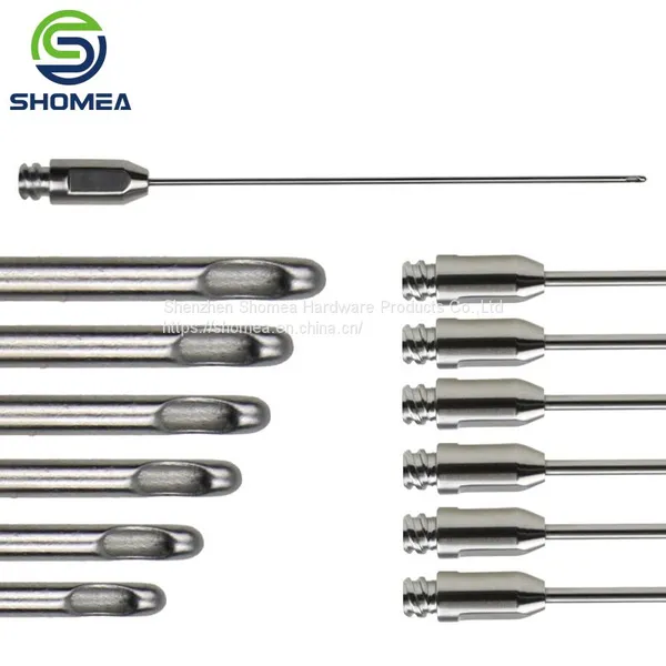 Shomea Customized 8-28G Stainless Steel Single Hole Liposuction Needle With Luer Lock photo-2