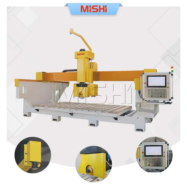2024 New CNC Four-axis Bridge Stone Cutting Machine for Artificial Granite Marble Slabs