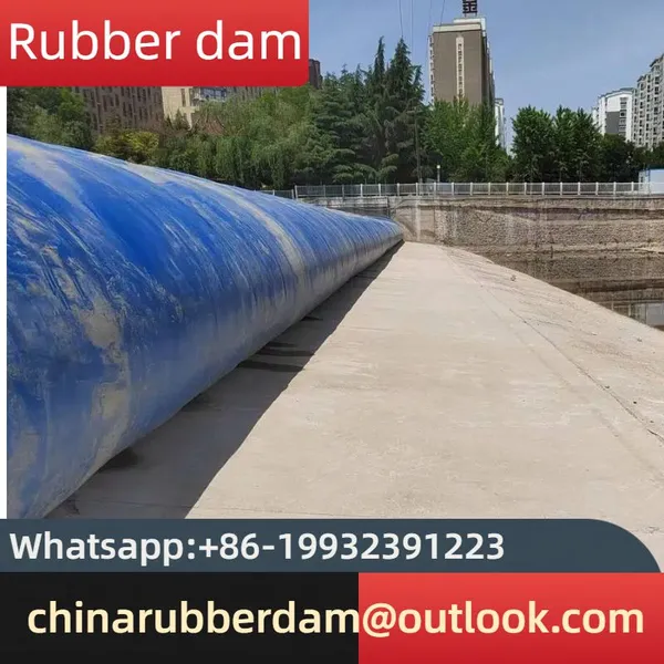 Rubber Airbag Support Steel Plate Dam Spot Gas Shield Steel Gate Landscape Dam photo-2