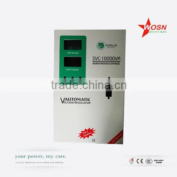 220V AC Output Single Phase Approve Portable 10000W Automatic Voltage Regulator photo-2