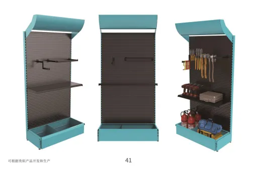Heavy Duty Double-Sided Metal Gondola Shelving for Supermarket Retail Store Equipment Display System and Grocery Shop Storage Racks photo-3