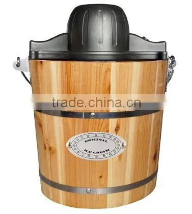 Ice Cream Maker(Original Ice Cream Machine; Traditional Wooden Bucket Ice Cream Machine)