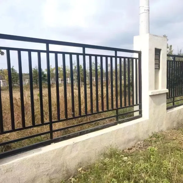 Custom Horizontal Slat Wrought Iron Aluminum Fence Panels - Durable Garden Solution