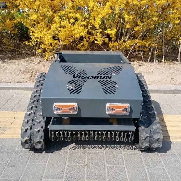 CE EPA 16Hp 9Hp 7Hp Strong Power Rubber Track Remote Control Pond Weed Cutter Remote Control Mowers photo-4