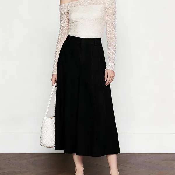W861B8031, Women's Knitwear Skirt. photo-2