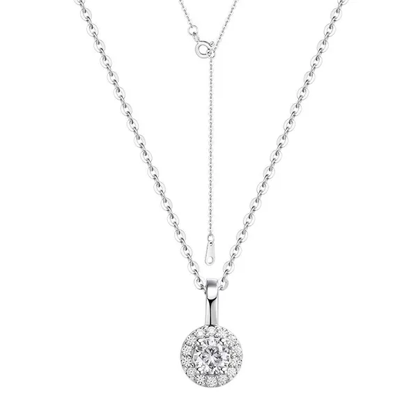 Shining Star Jewelry Women's Luxury Cubic Zirconia Halo Round Bridal Jewelry Set photo-4
