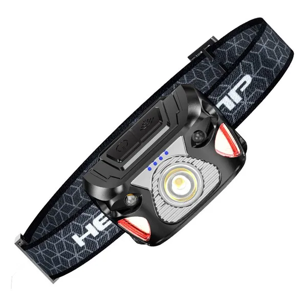 Wholesale 450LM Motion Sensor LED Headlamp Rechargeable XTL Main Light SMD Side Light IP44 Waterproof Head Torch for Outdoor Camping Hiking photo-2
