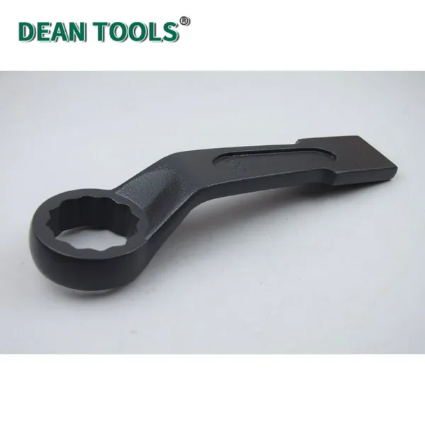 45# Steel Offset Striking Box Wrench Size 24*160 Mm,ring Wrench (offset),Corrosion-Resistance photo-2