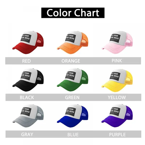 Custom Printed Foam Trucker Hat Mesh Back Adjustable Snapback Trucker Cap For Men Women Promotional Logo Customization photo-3