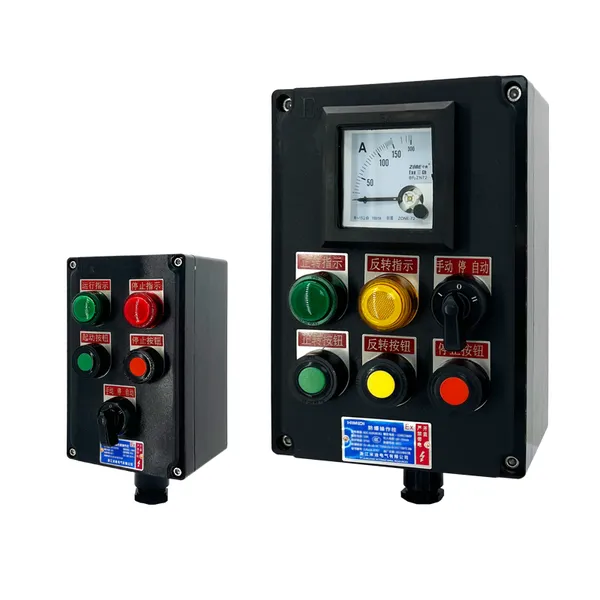 Aluminum Alloy Explosion Proof Operation Column, Flameproof Field Control Station, Custom Buttons & Indicators for Chemical Industry photo-4