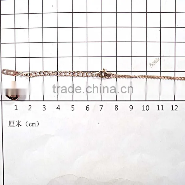 Fashion Jewellery Necklace Heart Style Stainless Steel Jewelry Gold Necklace photo-2