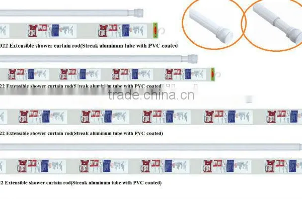 Shower Curtain Pole Stainless Steel Shower Rod SS304 Shower Curtain (8041-8046) photo-3