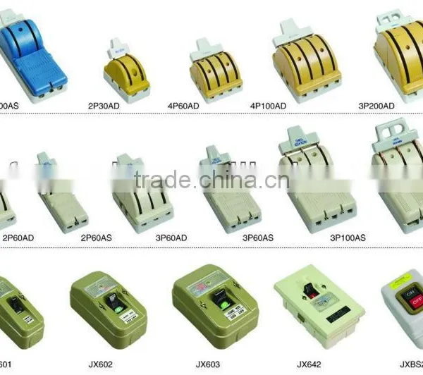China Factory Double Throw Porcelain Knife Switch 2P100AS With CE photo-2
