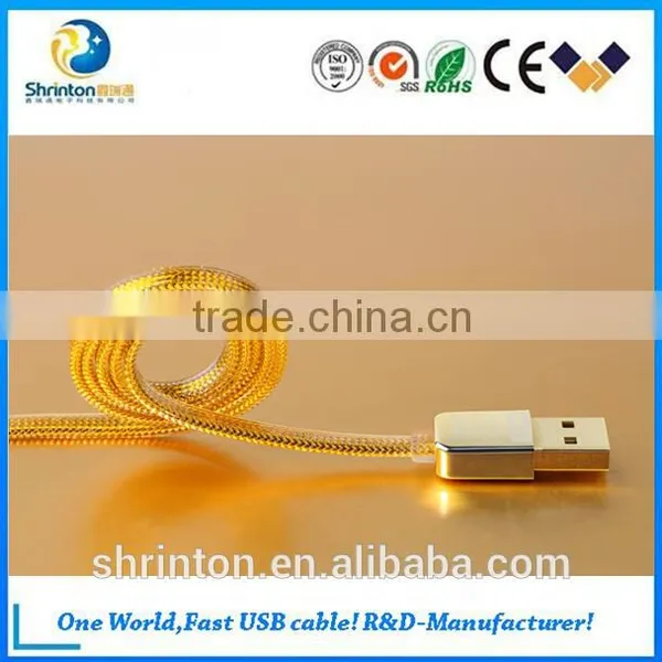 Remax High Quality TPE Copper Core 2.1A 100cm Data and Charge Gold Micro Usb Cable photo-2