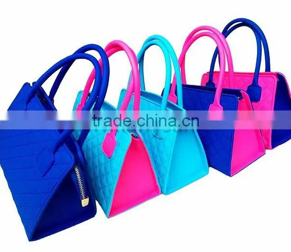 2015 Wholesale Handbags Usa/silicon Rubber Handbags and Purses/leather Handbags Wholesale photo-3