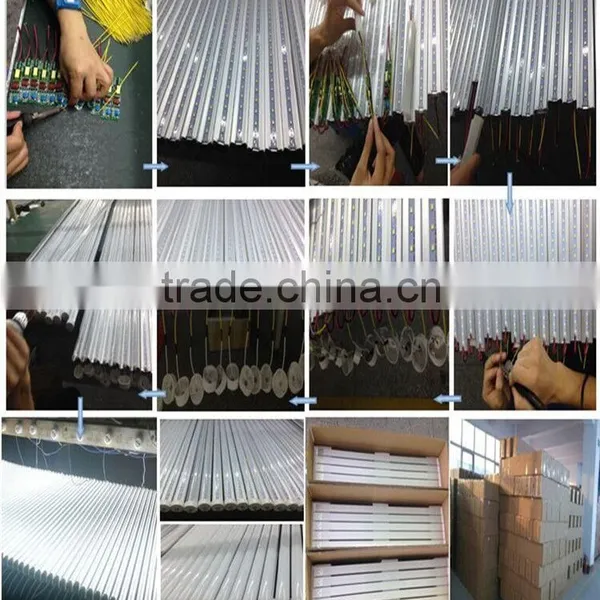 Hot Sell 6ft 39W T8 v Shape Led Tube Light Integrated/G13/Single Pin Led Lights for Walk in Cooler photo-4