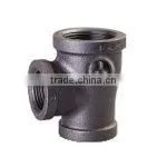 Galvanized Black Female Threaded 130 Tee Banded Beaded Malleable Cast Iron Pipe Fittings Manufacture photo-6