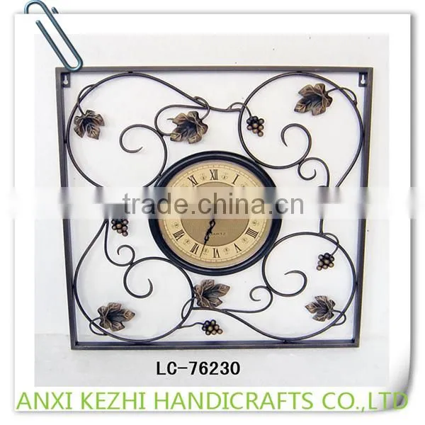 LC-89321 Metal Antique Decorative Roman Numerals Wall Clock photo-6